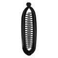 SOHO Slim Banana Hair Clip – Svart – | Fashiongirl