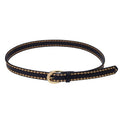 SOHO Stud Belt – Svart/Guld – | Fashiongirl