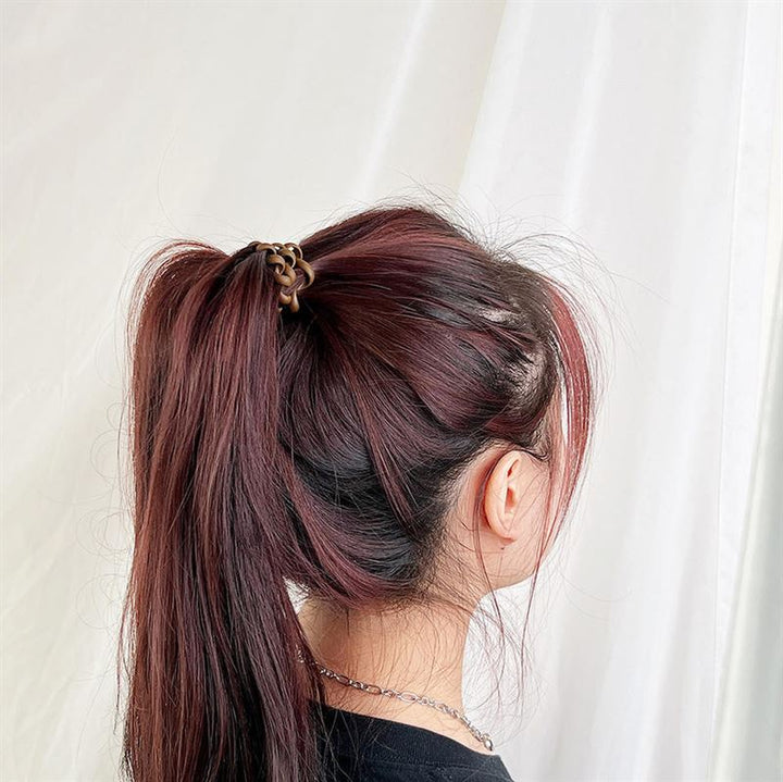 SOHO Thia Spiral Hair elastics, 6 pcs - Green - Hair Accessories | Fashiongirl