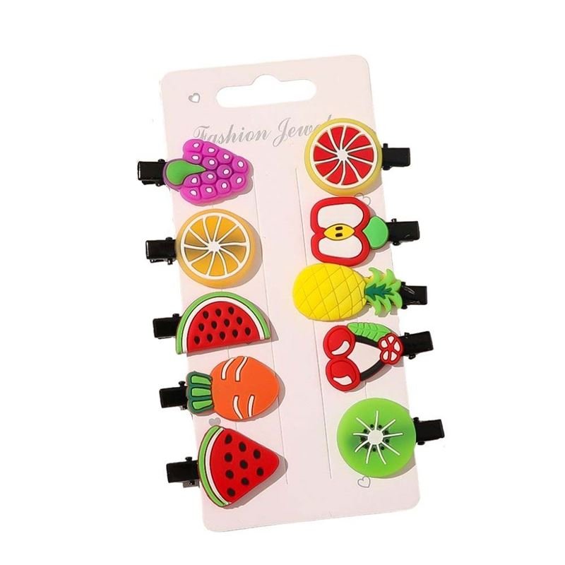 SOHO Tulle Hair Clips - Fruit - | Fashiongirl