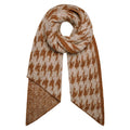 SOHO Tvåfärgad scarf 185 x 55 cm – Brun – | Fashiongirl
