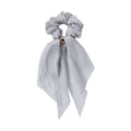 SOHO Vina Scrunchie med scarf – Grå – Håraccessoarer