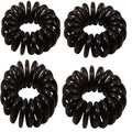 Spiralgummiband – Svarta 4 st – | Fashiongirl