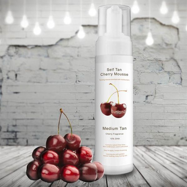 Spray tan Cherry Mousse 200 ml. Medium brunfärg – | Fashiongirl