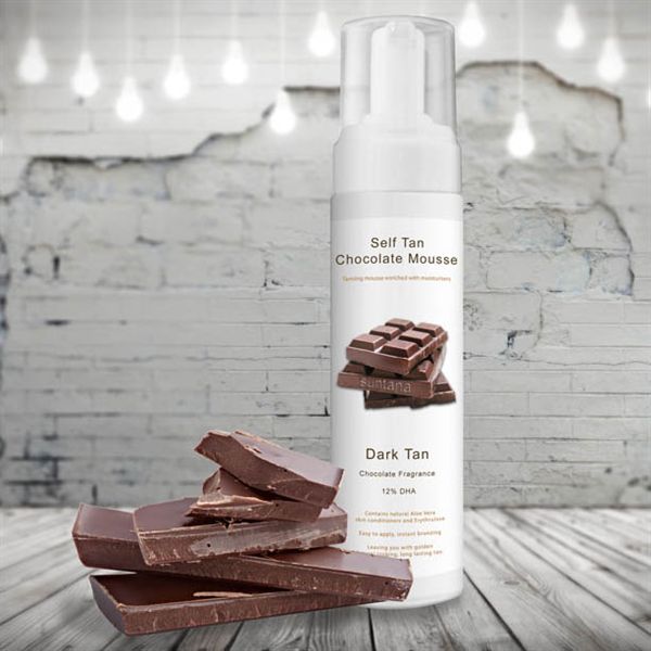 Spray tan Chocolate Mousse 200 ml. Mörkbrun – | Fashiongirl