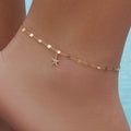 Starfish ankelkedja - | Fashiongirl