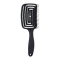 TBC Detangling Hair Brush – våt- och torrborste – svart – hårstylingverktyg