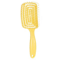 TBC Detangling Hair Brush – våt- och torrborste – gul – hårstylingverktyg | Fashiongirl