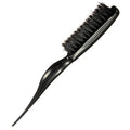 TBC Sleek Boar Hair Toupeeing Brush – Professionell precis styling – Svart – Hårstylingverktyg