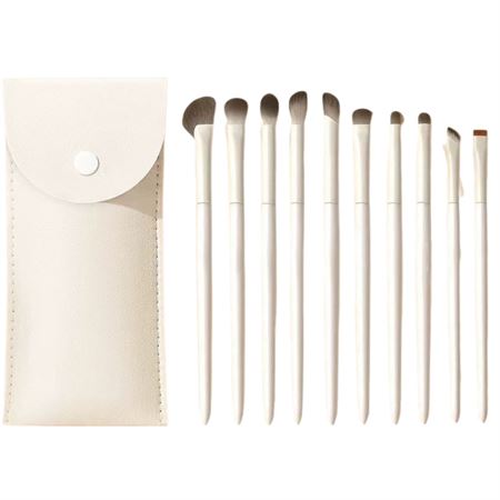 UNIQ Technique PRO Rose Lens Ögonskuggspenslar Sätt med Box - 5 Delar