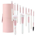 Technique PRO Blooming Makeup Brushes – 12 sminkborstar med förvaringsfodral – 