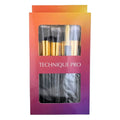 Technique PRO Makeup Brushes, Gold edition – 10 st. 