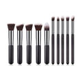 Technique PRO Makeup Brushes, Silver/Black – 10 st. 