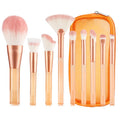 Technique PRO Translucent Perfection Makeup Brush Set – 9 sminkborstar med väska (ORANGE) – 