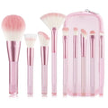 Technique PRO Translucent Perfection Makeup Brush Set – 9 sminkborstar med väska (ROSA) – 