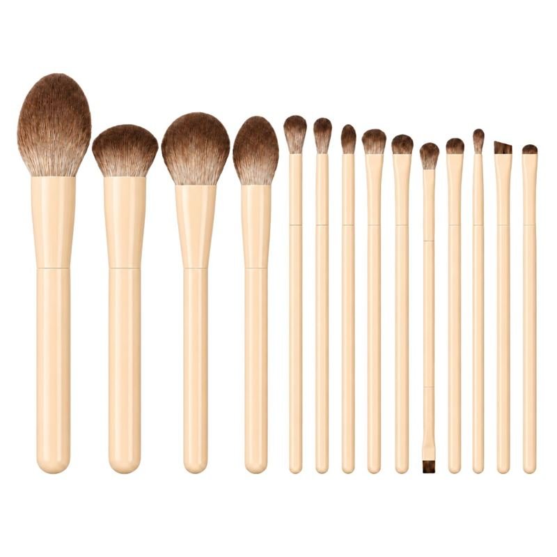 Technique PRO Vanilla Makeup Brush Set - 14 Pieces - Brush sets - Technique PRO
