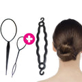 Topsy tail + Magic bun + Comb Black – Value Pack – | Fashiongirl