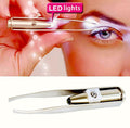 Pincett med LED-ljus för ögonbryn – | Fashiongirl