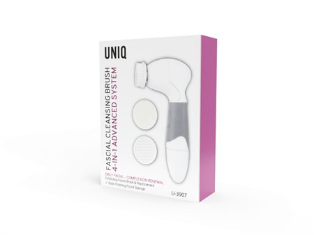 UNIQ 4-i-1 elektrisk ansiktsborste/rengöringsborste för ansikte och kropp – | Fashiongirl