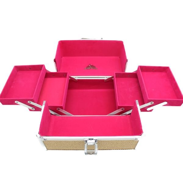 UNIQ Beauty Box / Aluminium jewellery box, gold - Jewelry Box