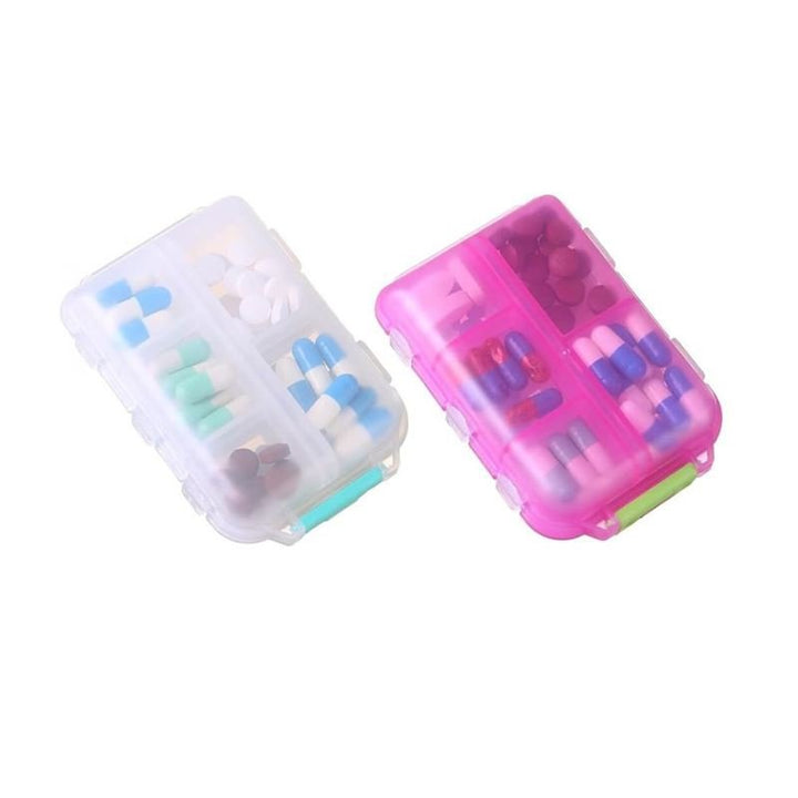 UNIQ Compact Travel Pillbox - Pink - | Fashiongirl