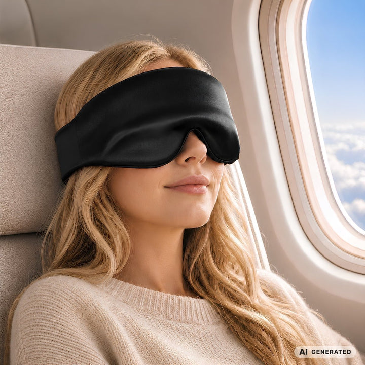 UNIQ Dream Cloud 3D Satin sleeping mask - Black – image 7