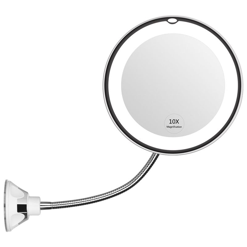 UNIQ Flexible Mirror with LED light &amp; 10x magnification - | Fashiongirl