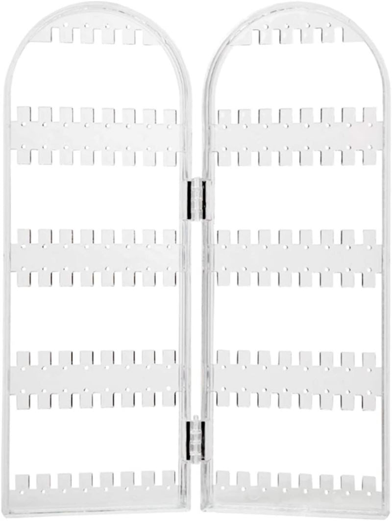 UNIQ Foldable jewellery stand for earrings &amp; necklaces - 2 sides - | Fashiongirl