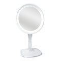 UNIQ Halo LED-sminkspegel med 10x förstoring – Vit – | Fashiongirl