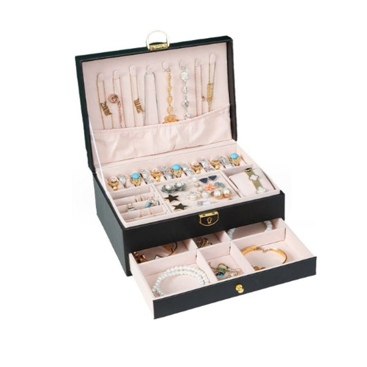 UNIQ Jewellery Box with Drawer - black - Jewelry Box