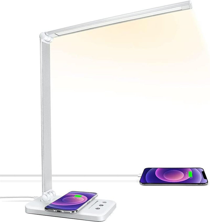 UNIQ LED-bordslampa för naglar med trådlös laddning – Silver – | Fashiongirl