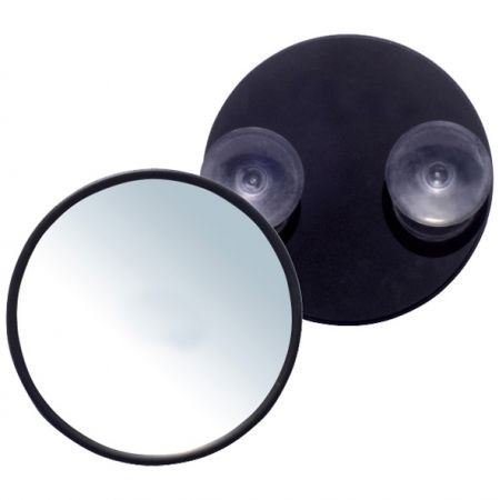 UNIQ Makeup mirror 10X magnification with suction cup - Black - | Fashiongirl