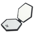 UNIQ Mini Compact Hexagon Mirror – Svart – | Fashiongirl