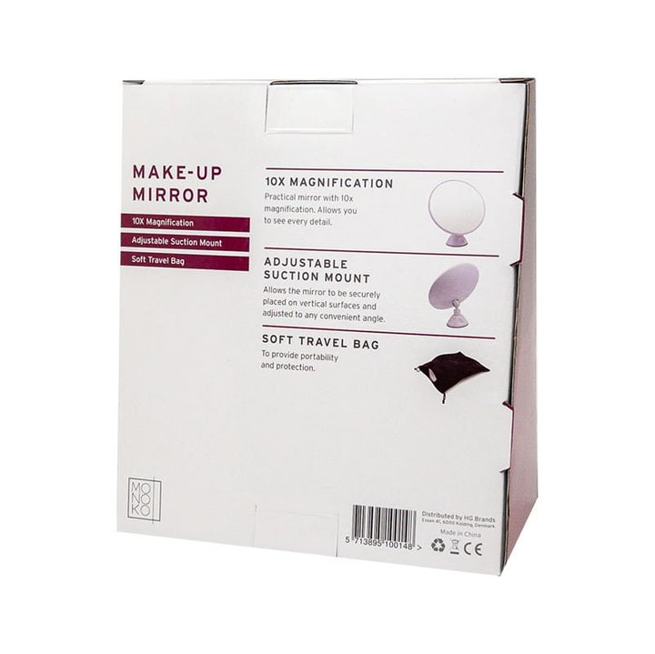 UNIQ Mirror with suction cup x10 magnification, white - | Fashiongirl