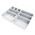 UNIQ Multi Drawer Organiser Set med 8 lådor – Vit – | Fashiongirl