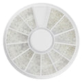 UNIQ Nail Art Gemstone Wheel – Vita pärlor – | Fashiongirl