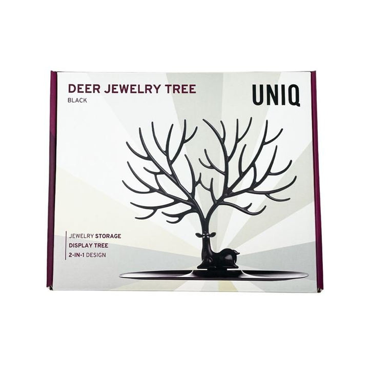 UNIQ Oh my Deer smyckesträd – svart – | Fashiongirl