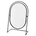 UNIQ Oval Lux bordsspegel – svart – | Fashiongirl