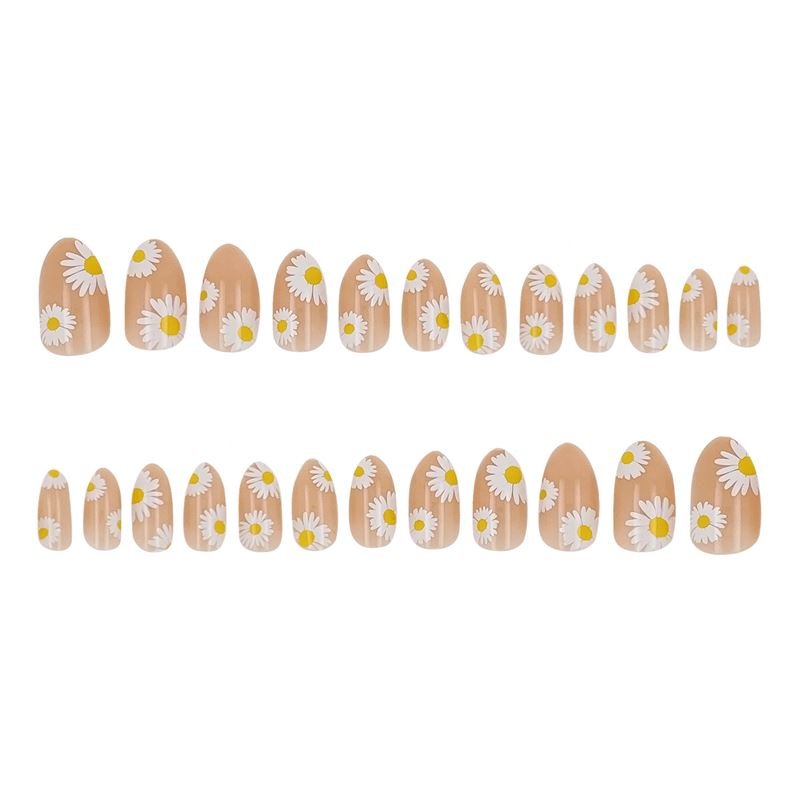 UNIQ Press On Nails with Glue - Chamomile - | Fashiongirl