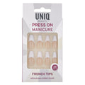 UNIQ Press On Nails med lim – French Tips – | Fashiongirl