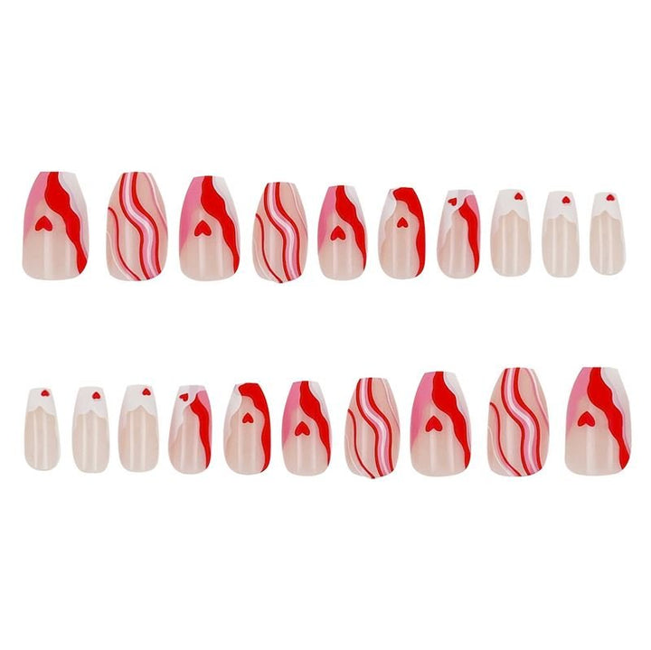 UNIQ Press On Nails with Glue - Valentine - | Fashiongirl