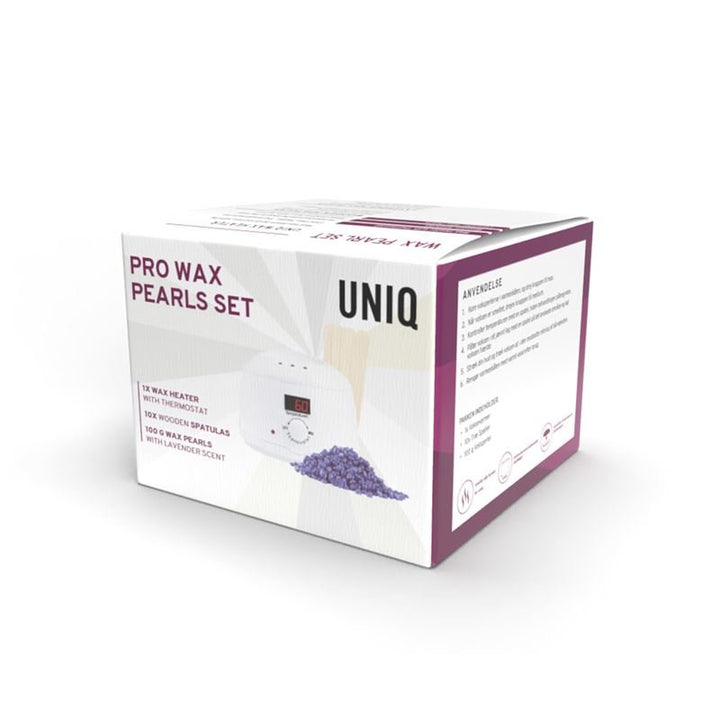 UNIQ Pro Wax Pearls Set med LED-display – enkel hårborttagning med vax – | Fashiongirl