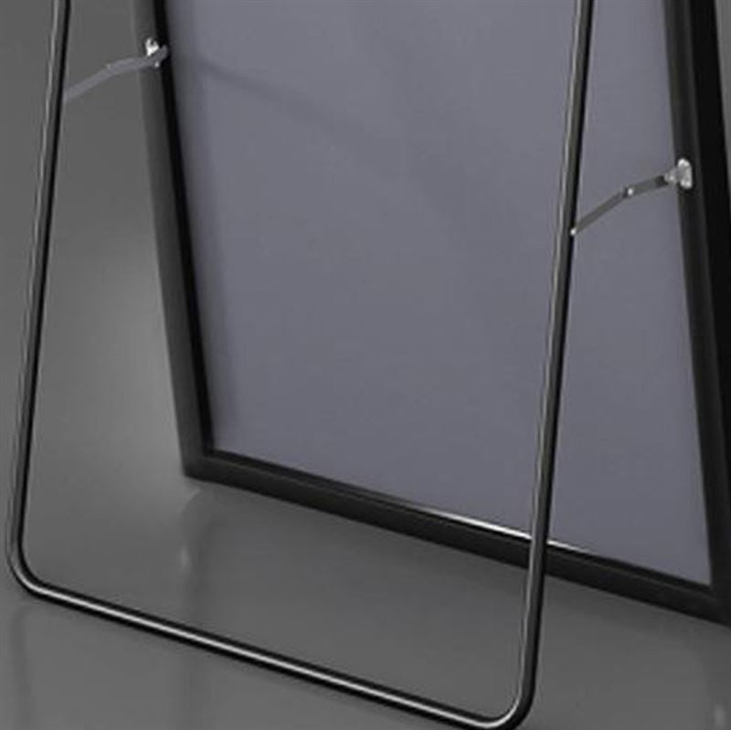 UNIQ Replica Aluminium/Glass Wall/Floor Mirror, 80x180 cm - Black - | Fashiongirl