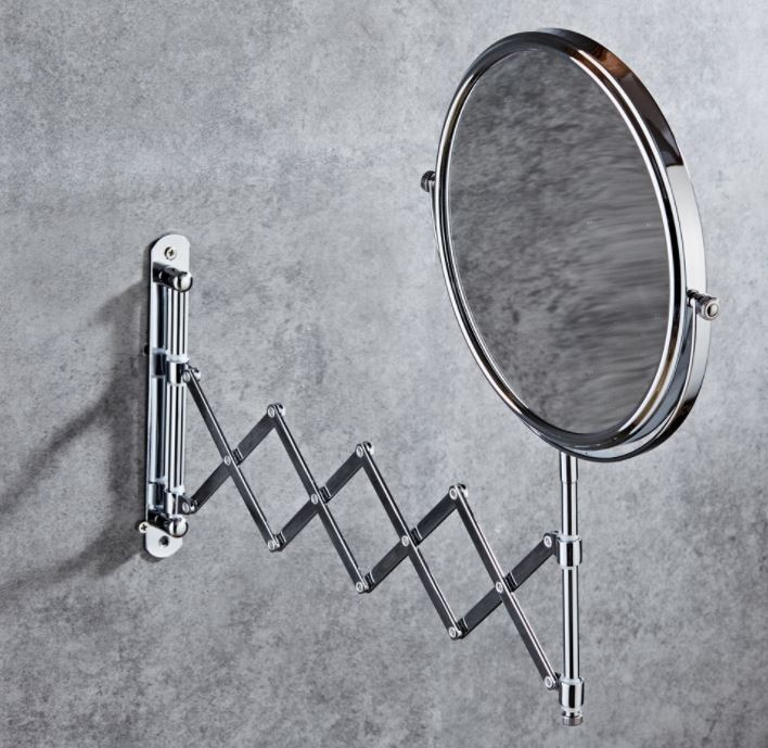 UNIQ Scissor Arm Mirror w/ 5x magnification - | Fashiongirl