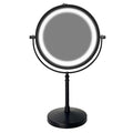 UNIQ bordsspegel med LED och 10X - Matt svart - | Fashiongirl
