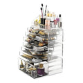 UNIQ XXL Organiser med 12 lådor och 16 fack – Transparent – Organiser