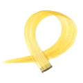 Gul, 50 cm – Crazy Colour Clip On – | Fashiongirl