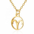 Zodiak-halsband: Väduren – Zodiak, guld – | Fashiongirl