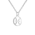 Zodiac Necklace: Pisces - Zodiac, Silver - | Fashiongirl