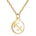 Zodiac Necklace: Skytten - Zodiac, Guld - | Fashiongirl